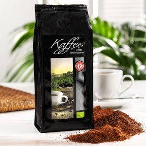 Kaffee Hausmischung Bio 3 für 2, gemahlen